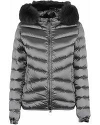 Colmar - Quilted Down Jacket With Faux Fur - Lyst
