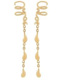Chloé - Orecchini E 'Logo - Lyst