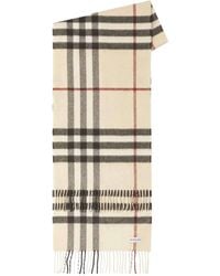 Burberry - Rectangular Check Cashmere Scarf - Lyst