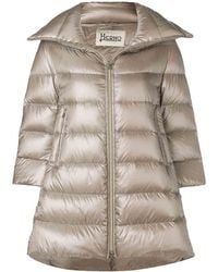 Herno - Cleofe Midi Down Jacket - Lyst