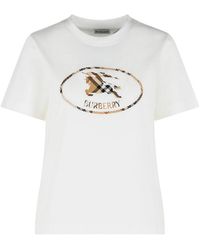 Burberry - Frankie Cotton T-Shirt - Lyst