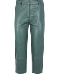 Frankie Shop - Lior Leather Capri Pants - Lyst