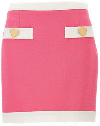 Moschino - Heart Buttons Skirt - Lyst