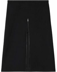 Courreges - Heritage Tailored Crepe-Texture Midi Skirt - Lyst