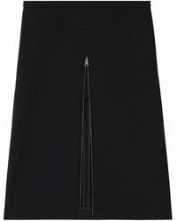 Courreges - Heritage Tailored Crepe-Texture Midi Skirt - Lyst