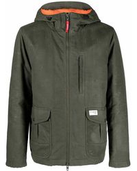 Fay - Logo-patch Hooded Jacket - Lyst