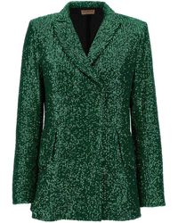 Le twins - Como Double-breasted Blazer - Lyst