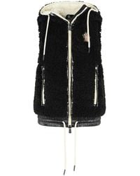 Moncler - Teddy-Style Insulated Hooded Vest - Lyst
