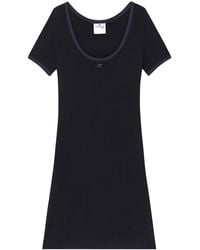 Courreges - Fitted Mini Dress - Lyst