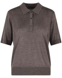 Loulou de Saison - Migo Cashmere Polo Shirt - Lyst
