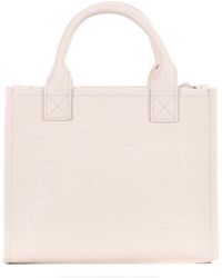 MC2 Saint Barth - Hammered Leather Shopping Bag - Lyst