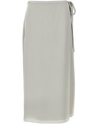 Theory - Cl Tie Wrap Skirt - Lyst