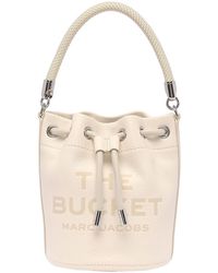 Marc Jacobs - Leather Bucket Bag With Logo - Lyst