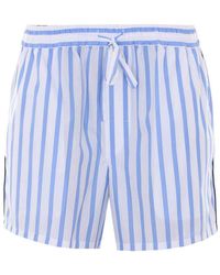 Dolce & Gabbana - Logo Striped Shorts - Lyst