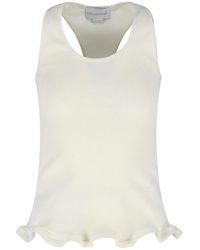 Stella McCartney - Cotton Tank Top - Lyst