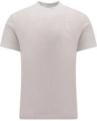 Ferragamo - Cotton T-shirt With Logo Patch - Lyst