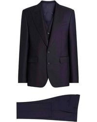 Dolce & Gabbana - Single-Breasted Micro-Patterned Classic Suit - Lyst
