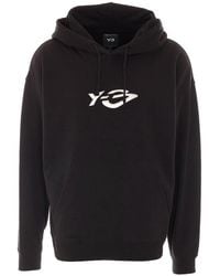 Y-3 - Adidas Logo Liquid Hoodie - Lyst
