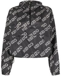 KENZO - Logo-print Jacket - Lyst