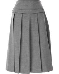 Vivetta - Light Wool Pleated Skirt - Lyst