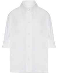 Jil Sander - Semi-Transparent Cotton Shirt - Lyst