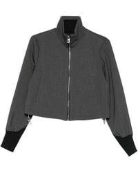 Pinko - Cropped Bomber Jacket - Lyst
