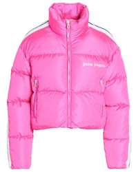 Palm Angels - Track Cropped Puffer Jacket - Lyst