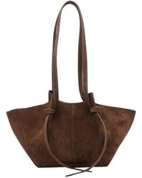 Yuzefi - Suede Mochi Shoulder Bag - Lyst