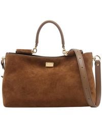 Dolce & Gabbana - Camel Vittoria Handbag - Lyst