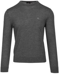 Etro - Wool And Silk Sweater - Lyst