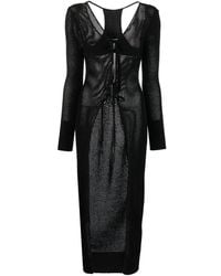 ANDREADAMO - Knit Long Cardigan - Lyst