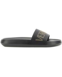 Versace - Sandal With Logo - Lyst