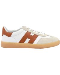 Hogan - Leather And Suede Sneakers - Lyst