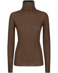 Cividini - Two-tone Wool Turtleneck Sweater - Lyst
