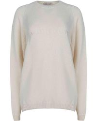 Alberta Ferretti - Sweater Made Of Wool And Cashmere - Lyst