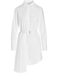 Off-White c/o Virgil Abloh - Off- 'Diagonal' Shirt Dress - Lyst