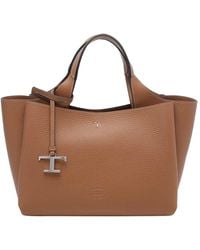 Tod's - Mini T Timeless Handbag - Lyst