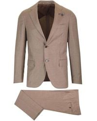 Lardini - Single Breasted Wool Suit - Lyst