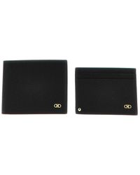 Ferragamo - Gancio Wallet + Card Holder Set - Lyst