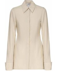 Sportmax - Shirt With Porthole On The Back - Lyst