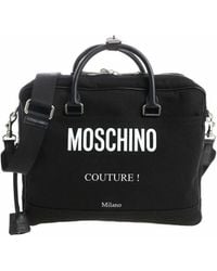 Moschino - Fabric Handbag With Padlock - Lyst