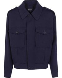 Emporio Armani - Denim Classic Jacket - Lyst