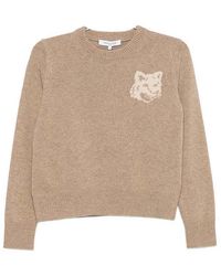 Maison Kitsuné - Suéter Cuello Redondo - Lyst