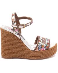 Dolce & Gabbana - Wedge Sandals - Lyst