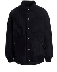 Khrisjoy - Chore Quilted Stripes Down Jacket - Lyst