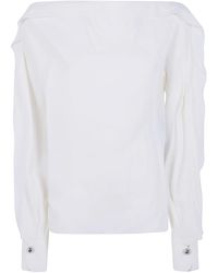Lanvin - Long Sleeves Top - Lyst