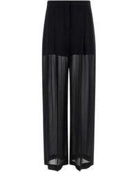 Alberta Ferretti - Silk Pants - Lyst