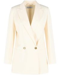 Max Mara - Bikini Ivory Virgin Wool Blazer - Lyst