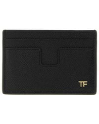 Tom Ford - Small Grain Leather Cardholder - Lyst