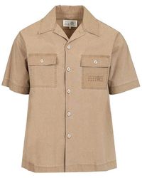 MM6 by Maison Margiela - Short-Sleeved Shirt - Lyst